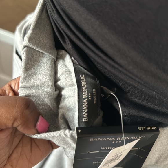 NEW LISTING! Banana Republic Factory grey wide leg pants - Picture 8 of 9